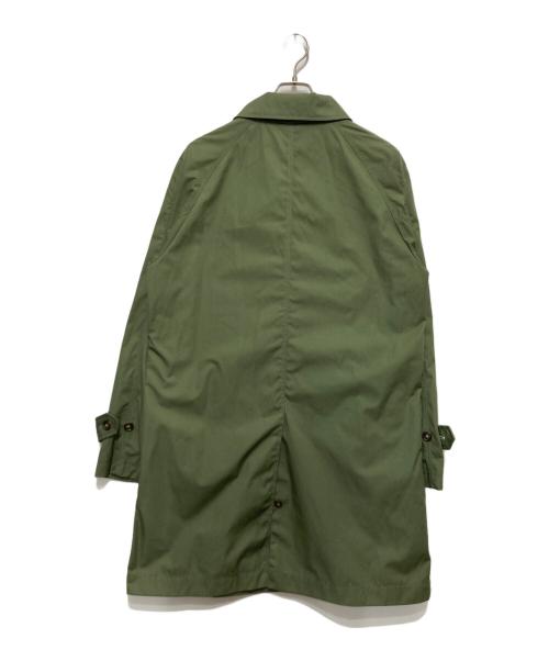 THE NORTHFACE PURPLELABEL（ザ・ノースフェイス パープルレーベル）THE NORTHFACE PURPLELABEL (ザ・ノースフェイス パープルレーベル) 65/35クロスステンカラーコート グリーン サイズ:Ｌの古着・服飾アイテム