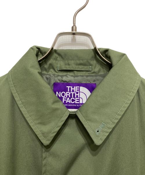 THE NORTHFACE PURPLELABEL（ザ・ノースフェイス パープルレーベル）THE NORTHFACE PURPLELABEL (ザ・ノースフェイス パープルレーベル) 65/35クロスステンカラーコート グリーン サイズ:Ｌの古着・服飾アイテム