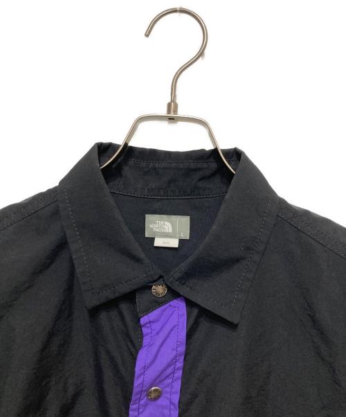 THE NORTH FACE（ザ ノース フェイス）THE NORTH FACE (ザ ノース フェイス) L/S Nuptse Shirt（L/S ヌプシ シャツ） パープル サイズ:Lの古着・服飾アイテム