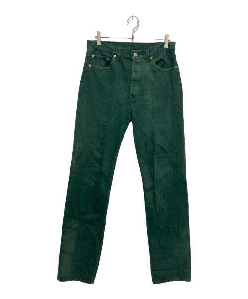 LEVI'S（リーバイス）LEVI'S (リーバイス) 後染め501デニムパンツ グリーン サイズ:SIZE W34の古着・服飾アイテム