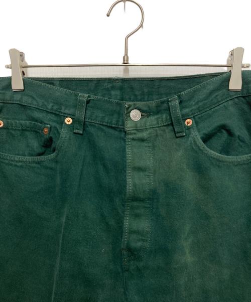 LEVI'S（リーバイス）LEVI'S (リーバイス) 後染め501デニムパンツ グリーン サイズ:SIZE W34の古着・服飾アイテム