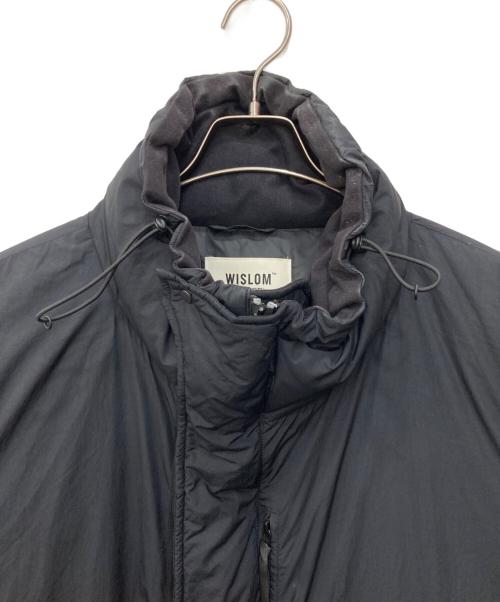 WISLOM（ウィズロム）WISLOM (ウィズロム) KARIM (STAND COLLAR CO)カリム（スタンドカラー コート） ブラック サイズ:	SIZE 4の古着・服飾アイテム