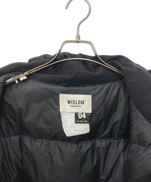 WISLOM（ウィズロム）WISLOM (ウィズロム) KARIM (STAND COLLAR CO)カリム（スタンドカラー コート） ブラック サイズ:	SIZE 4の古着・服飾アイテム