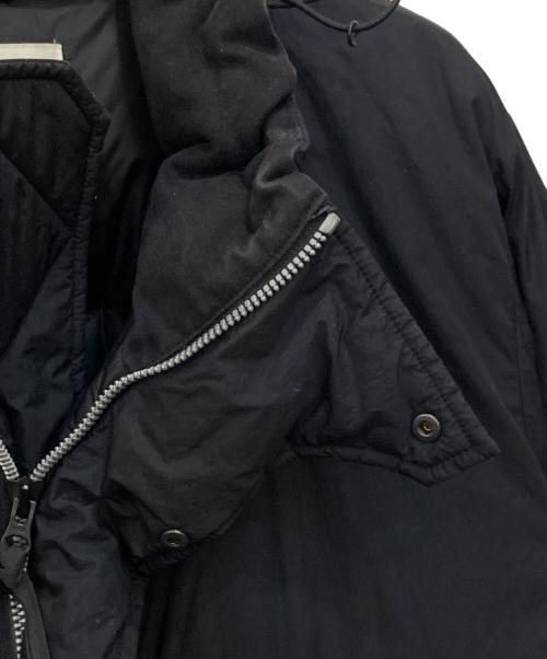 WISLOM（ウィズロム）WISLOM (ウィズロム) KARIM (STAND COLLAR CO)カリム（スタンドカラー コート） ブラック サイズ:	SIZE 4の古着・服飾アイテム