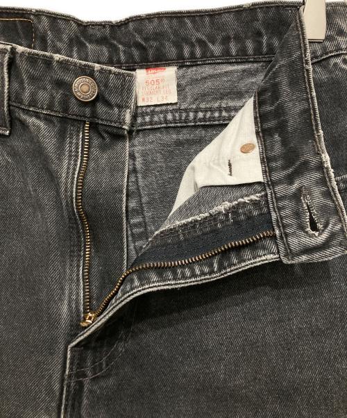 LEVI'S（リーバイス）LEVI'S (リーバイス) 後染め505デニムパンツ ブラック サイズ:W32×L34の古着・服飾アイテム
