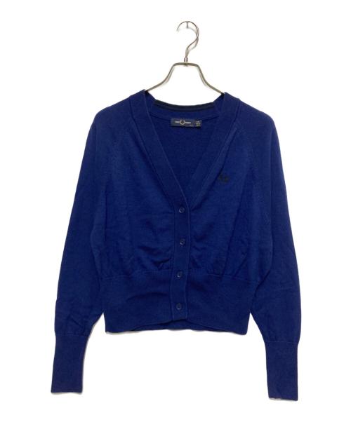 FRED PERRY（フレッドペリー）FRED PERRY (フレッドペリー) ニットカーディガン ブルー サイズ:SIZE 38の古着・服飾アイテム