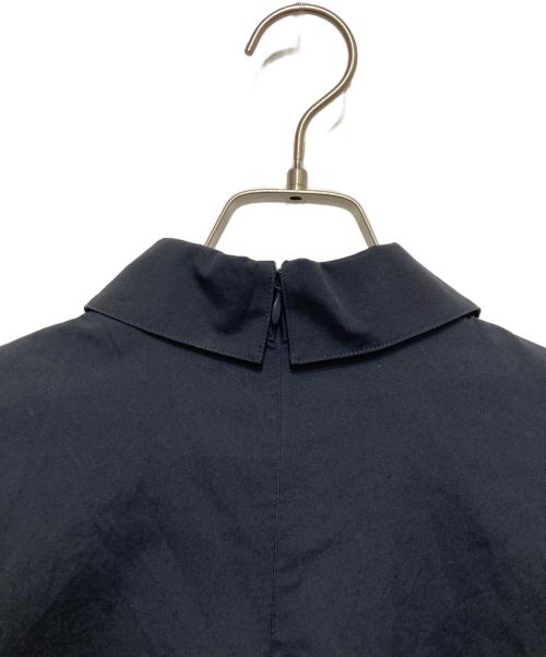 BLUE LABEL CRESTBRIDGE（ブルーレーベルクレストブリッジ）BLUE LABEL CRESTBRIDGE (ブルーレーベルクレストブリッジ) チェッククロッシングツイルサックドレス ネイビー サイズ:36の古着・服飾アイテム