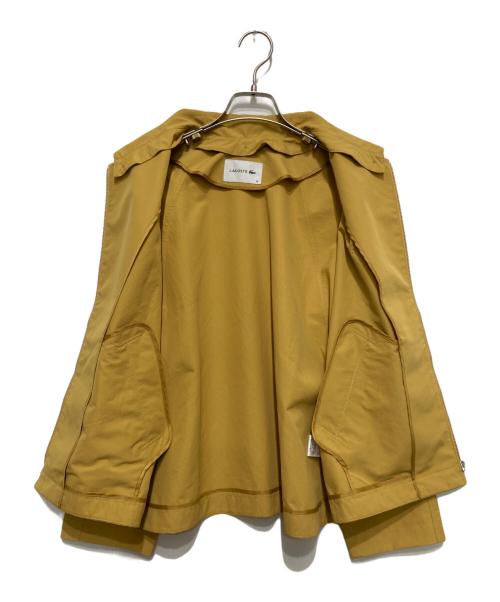 LACOSTE（ラコステ）LACOSTE (ラコステ) タイプライターコンバーチブルブルゾン イエロー サイズ:36の古着・服飾アイテム