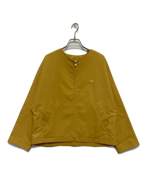 LACOSTE（ラコステ）LACOSTE (ラコステ) タイプライターコンバーチブルブルゾン イエロー サイズ:36の古着・服飾アイテム