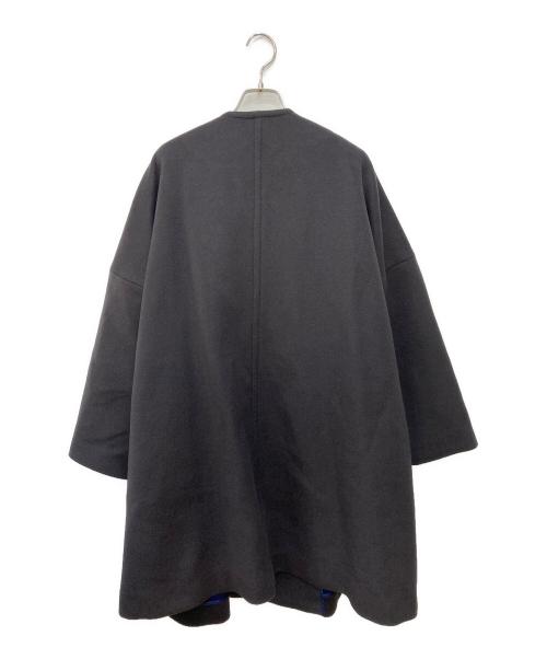 BALLSEY（ボールジィ）BALLSEY (ボールジィ) ウールアンゴラダブルフェイス ノーカラーコート グレー サイズ:Sの古着・服飾アイテム