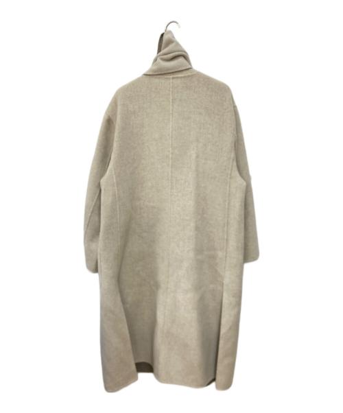 MACPHEE（マカフィー）MACPHEE (マカフィー) ウールダブルフェイス ストール付きコート ベージュ サイズ:36の古着・服飾アイテム