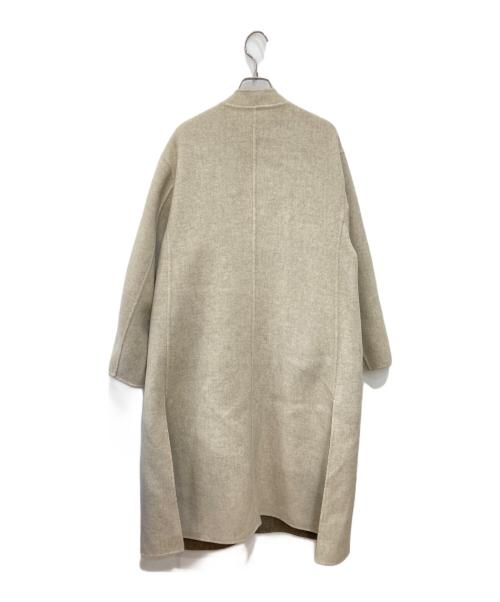 MACPHEE（マカフィー）MACPHEE (マカフィー) ウールダブルフェイス ストール付きコート ベージュ サイズ:36の古着・服飾アイテム