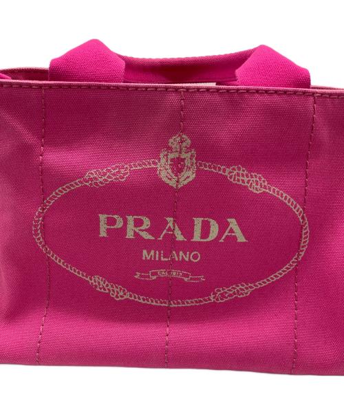 PRADA（プラダ）PRADA (プラダ) カナパMトートバッグ ショッキングピンクの古着・服飾アイテム