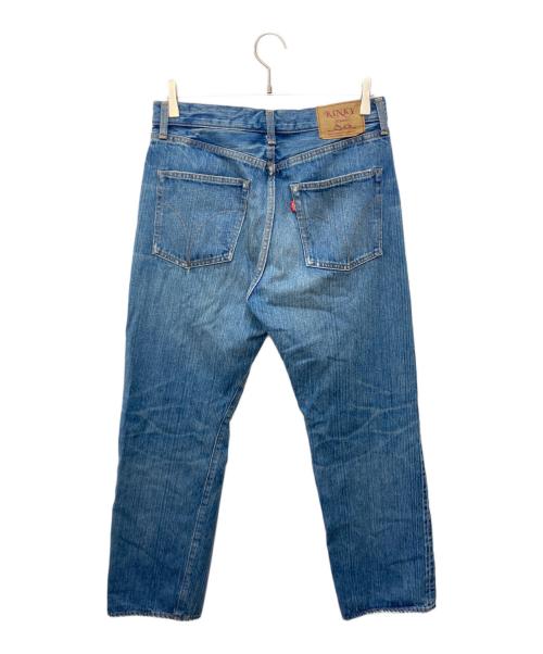 Hysteric Glamour（ヒステリックグラマー）Hysteric Glamour (ヒステリックグラマー) 加工スタッズデニムパンツ インディゴ サイズ:W30の古着・服飾アイテム