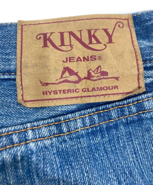 Hysteric Glamour（ヒステリックグラマー）Hysteric Glamour (ヒステリックグラマー) 加工スタッズデニムパンツ インディゴ サイズ:W30の古着・服飾アイテム