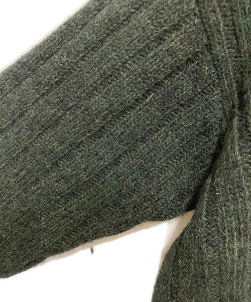 POLO RALPH LAUREN（ポロ・ラルフローレン）POLO RALPH LAUREN (ポロ・ラルフローレン) ショールカラーニット グリーン サイズ:Mの古着・服飾アイテム