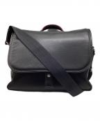 LANVIN COLLECTIONランバンコレクション）の古着「レザー切替ショルダーバッグ」｜ブラック