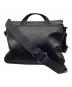 LANVIN COLLECTION (ランバンコレクション) レザー切替ショルダーバッグ ブラック：6000円