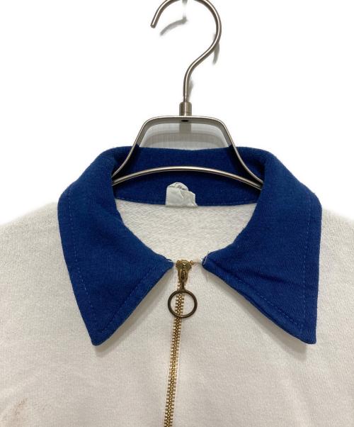 sports wear（スポーツウェア）sports wear (スポーツウェア) ハーフジップスウェット レッド×ホワイト サイズ:XLの古着・服飾アイテム