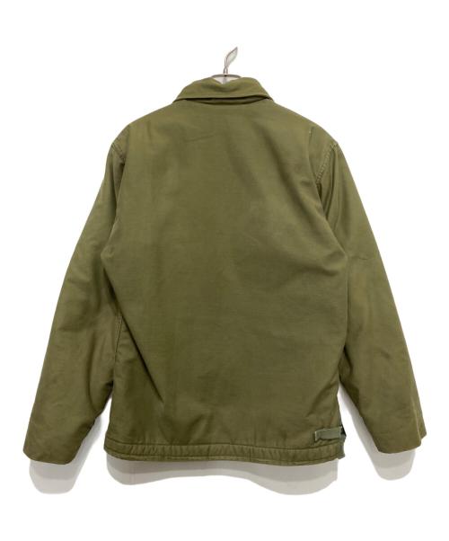 U'S NAVY（ユーエスネイビー）U'S NAVY (ユーエスネイビー) A-2 デッキジャケット グリーン サイズ:Mの古着・服飾アイテム