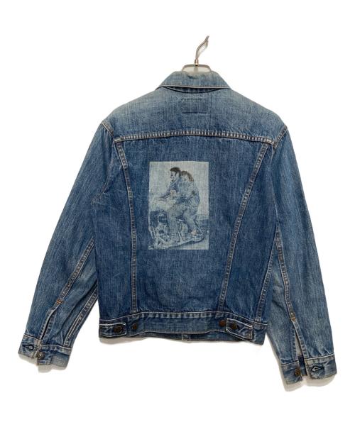 LEVI'S（リーバイス）LEVI'S (リーバイス) バックプリントデニムジャケット インディゴ サイズ:不明の古着・服飾アイテム