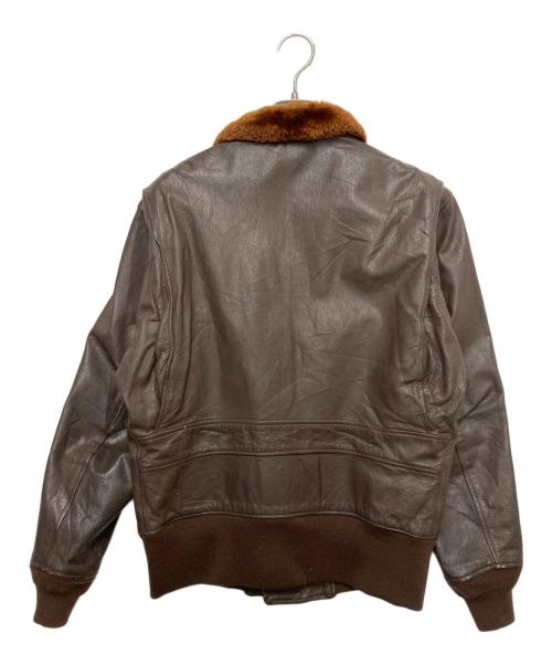 U'S NAVY（ユーエスネイビー）U'S NAVY (ユーエスネイビー) G-1 フライトジャケット ブラウン サイズ:SIZE 40の古着・服飾アイテム