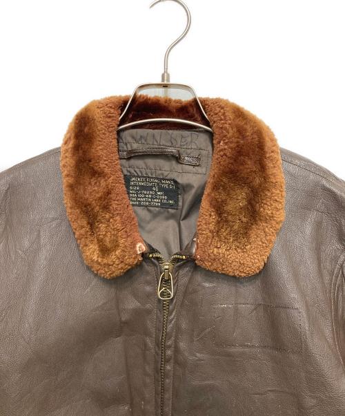 U'S NAVY（ユーエスネイビー）U'S NAVY (ユーエスネイビー) G-1 フライトジャケット ブラウン サイズ:SIZE 40の古着・服飾アイテム