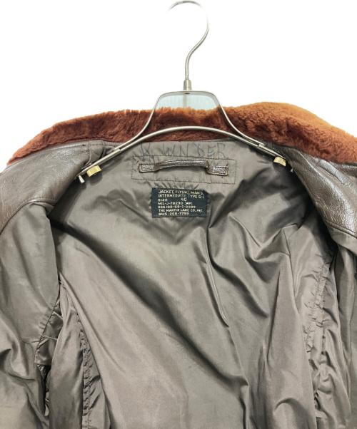U'S NAVY（ユーエスネイビー）U'S NAVY (ユーエスネイビー) G-1 フライトジャケット ブラウン サイズ:SIZE 40の古着・服飾アイテム