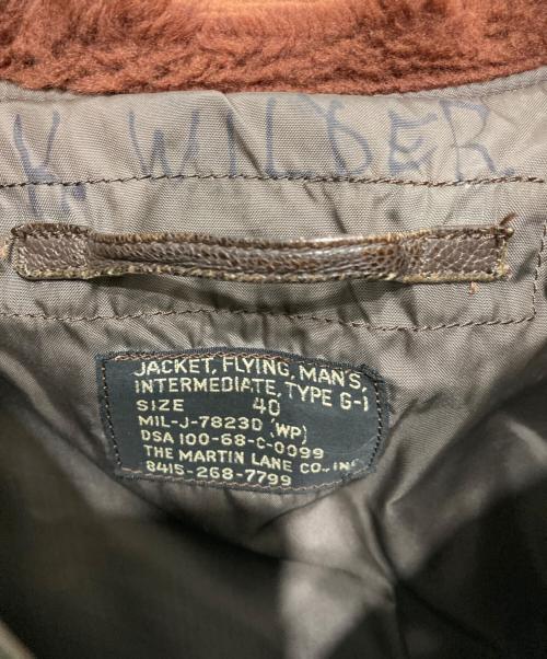 U'S NAVY（ユーエスネイビー）U'S NAVY (ユーエスネイビー) G-1 フライトジャケット ブラウン サイズ:SIZE 40の古着・服飾アイテム