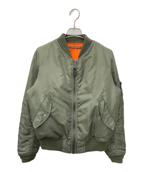 AVIREX（アヴィレックス）AVIREX (アヴィレックス) moussy (マウジー) MA-1ジャケット グリーン サイズ:2の古着・服飾アイテム