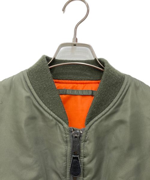 AVIREX（アヴィレックス）AVIREX (アヴィレックス) moussy (マウジー) MA-1ジャケット グリーン サイズ:2の古着・服飾アイテム
