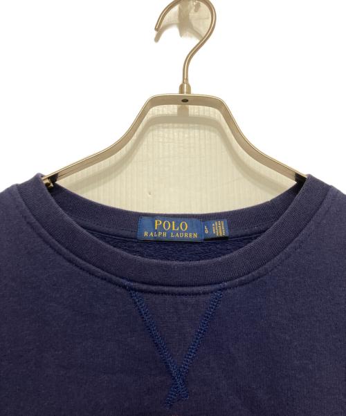 POLO RALPH LAUREN（ポロ・ラルフローレン）POLO RALPH LAUREN (ポロ・ラルフローレン) ポロベアプリントスウェット ネイビー サイズ:LGの古着・服飾アイテム