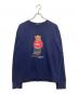 POLO RALPH LAUREN（ポロ・ラルフローレン）の古着「ポロベアプリントスウェット」｜ネイビー