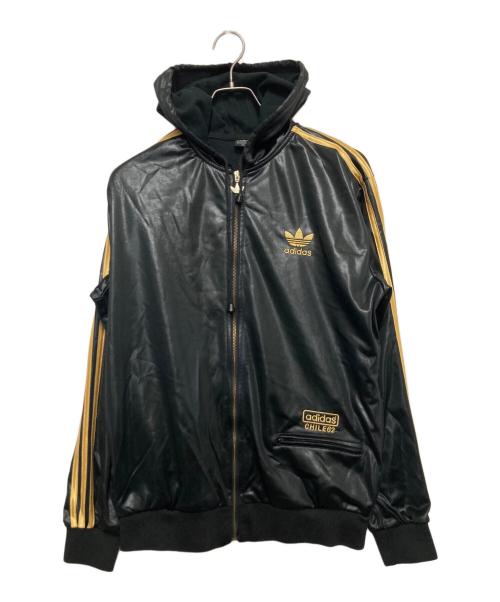 adidas Originals（アディダスオリジナル）adidas originals (アディダスオリジナル) ジップパーカー ブラック サイズ:XLの古着・服飾アイテム