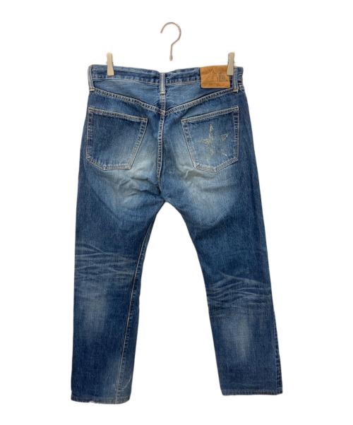 SUGAR CANE（シュガーケーン）SUGAR CANE (シュガーケーン) スタープリントデニムパンツ インディゴ サイズ:81cm (W32)の古着・服飾アイテム