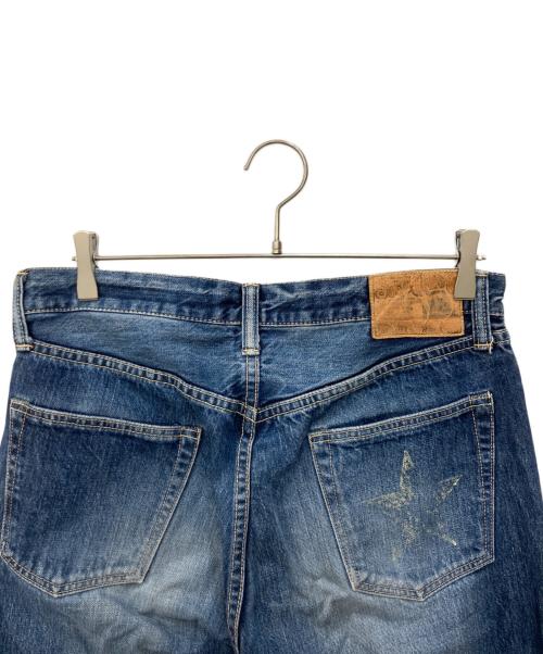 SUGAR CANE（シュガーケーン）SUGAR CANE (シュガーケーン) スタープリントデニムパンツ インディゴ サイズ:81cm (W32)の古着・服飾アイテム
