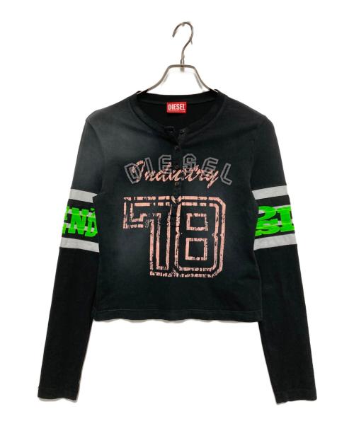DIESEL（ディーゼル）DIESEL (ディーゼル) T-UNCSERAFIN ティー・アンクセラフィン ブラック サイズ:Lの古着・服飾アイテム