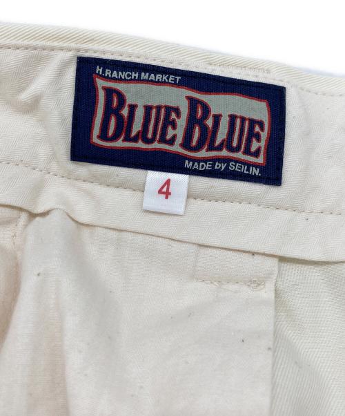 BLUE BLUE（ブルーブルー）BLUE BLUE (ブルーブルー) チノパン アイボリー サイズ:4 未使用品の古着・服飾アイテム