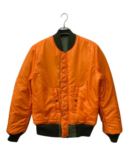 ALPHA（アルファ）ALPHA (アルファ) ワッペンMA-1ジャケット グリーン サイズ:Ⅼの古着・服飾アイテム