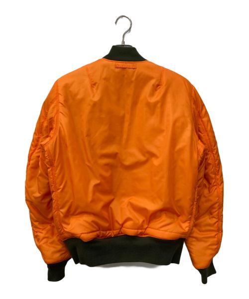 ALPHA（アルファ）ALPHA (アルファ) ワッペンMA-1ジャケット グリーン サイズ:Ⅼの古着・服飾アイテム