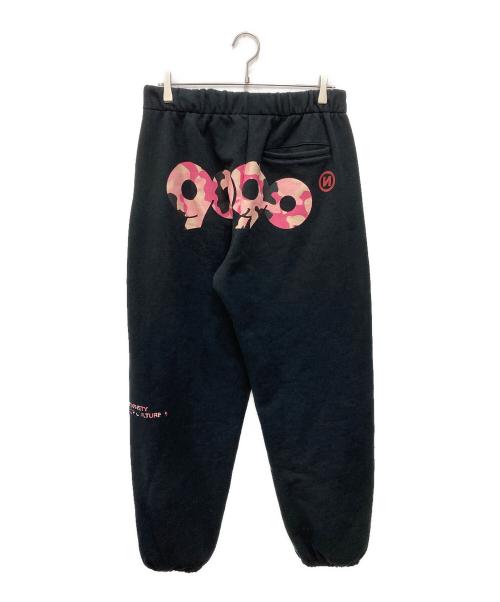 9090（9090）9090 (9090) 9090 Original Camo Sweat Pants ブラック サイズ:Ⅼの古着・服飾アイテム