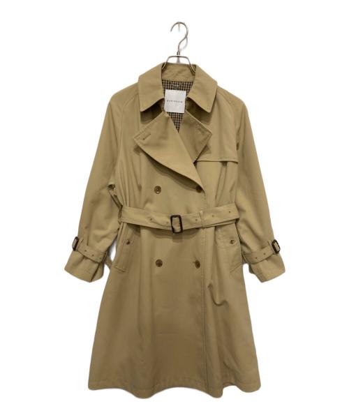 quaranciel（カランシエル）quaranciel (カランシエル) 〈洗濯機可能〉ハンサム トレンチ コート ベージュ サイズ:SIZE 36の古着・服飾アイテム