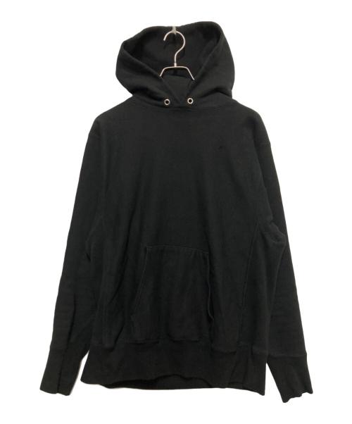ATON（エイトン）ATON (エイトン) SUVIN GARMENT DYE HOODIE ブラック サイズ:04の古着・服飾アイテム