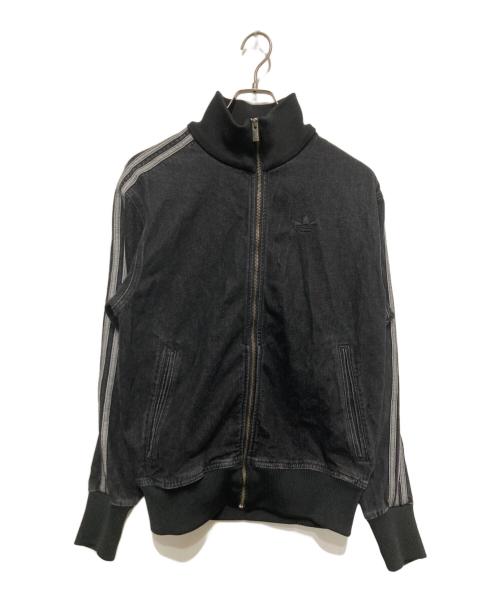 adidas（アディダス）adidas (アディダス) アディカラー デニム ファイヤーバード トラックトップ ブラック サイズ:XSの古着・服飾アイテム