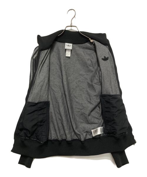 adidas（アディダス）adidas (アディダス) アディカラー デニム ファイヤーバード トラックトップ ブラック サイズ:XSの古着・服飾アイテム