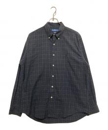 POLO RALPH LAUREN（ポロ・ラルフローレン）の古着「チェックシャツ」｜ネイビー
