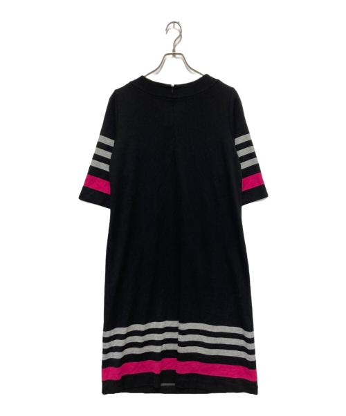 SONIA RYKIEL（ソニア リキエル）SONIA RYKIEL (ソニア リキエル) ウールストレッチポンチワンピース ブラック サイズ:SIZE 44の古着・服飾アイテム