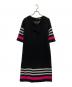 SONIA RYKIEL（ソニア リキエル）の古着「ウールストレッチポンチワンピース」｜ブラック