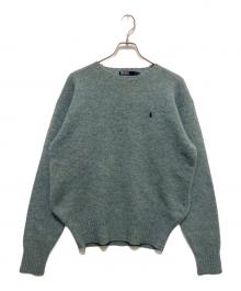 POLO RALPH LAUREN（ポロ・ラルフローレン）の古着「シャギーニット」｜ネイビー
