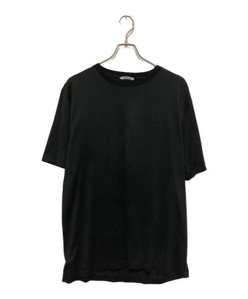 AURALEE（オーラリー）AURALEE (オーラリー) LUSTER PLAITING TEE ブラック サイズ:5の古着・服飾アイテム